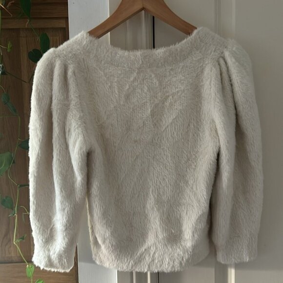 Free People Moonbeam 3/4 Puff Sleeve Pullover Sweater - Women's xs - Picture 8 of 12